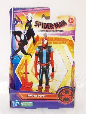 Spider-Man Across The Spider Verse 6" SPIDER PUNK Figure + Guitar Marvel Hasbro
